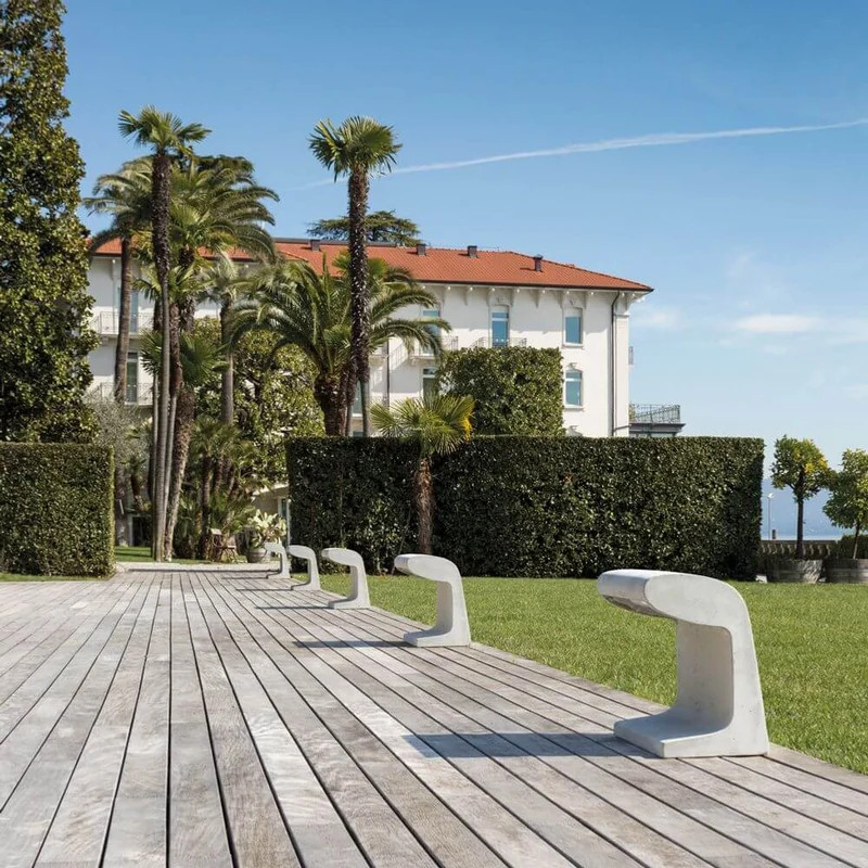 Nemo Borne Béton Grande Outdoor LED Stehlampe IP44