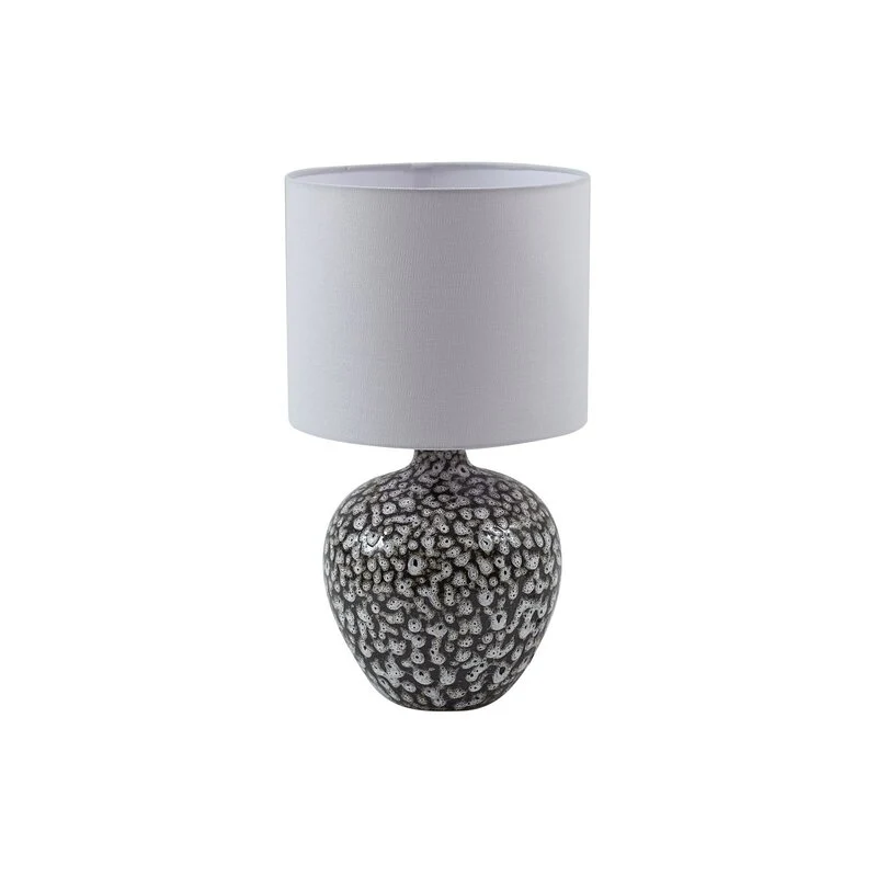 B-Ware Lindby Tischleuchte Lampe Thalassia schwarz weiß Ø 26cm Keramik680