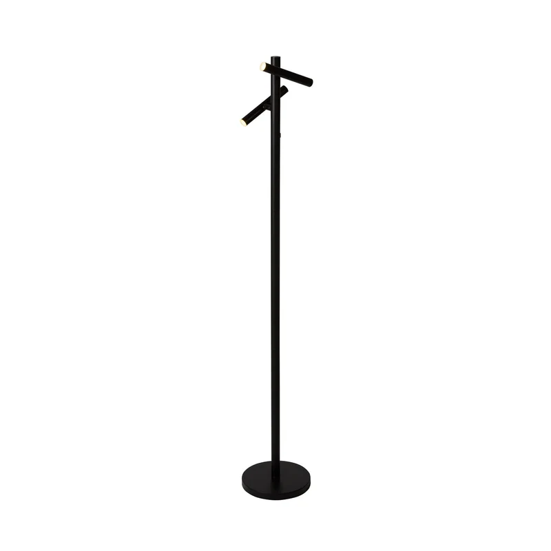 B-Ware Searchlight Stehlampe Akku Standlampe LED schwarz matt Dimmer CCT Schalter