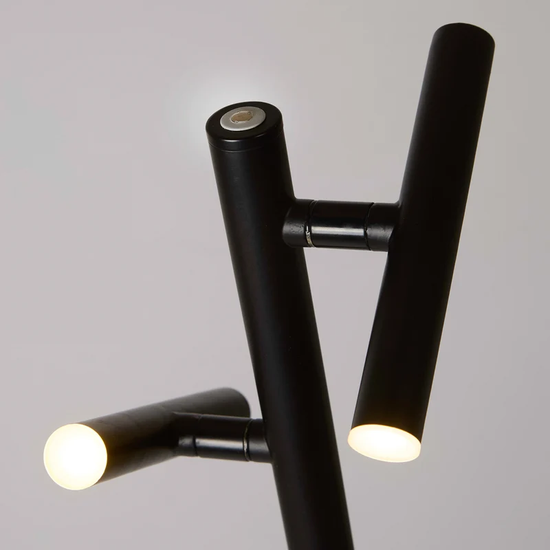 B-Ware Searchlight Stehlampe Akku Standlampe LED schwarz matt Dimmer CCT Schalter