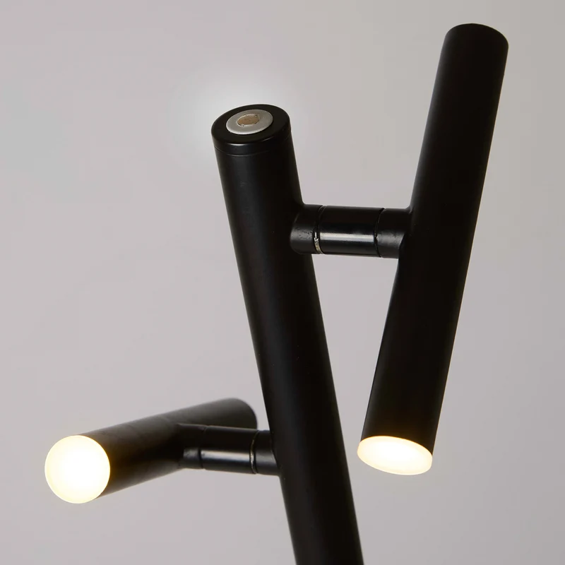 B-Ware Searchlight Stehlampe Akku Standlampe LED schwarz matt Dimmer CCT Schalter