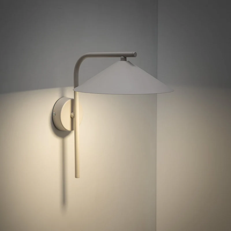 B-Ware Lume Wandleuchte Wandlampe Lume S Metall greige GX53 Wohnzimmer Flur Esszim305