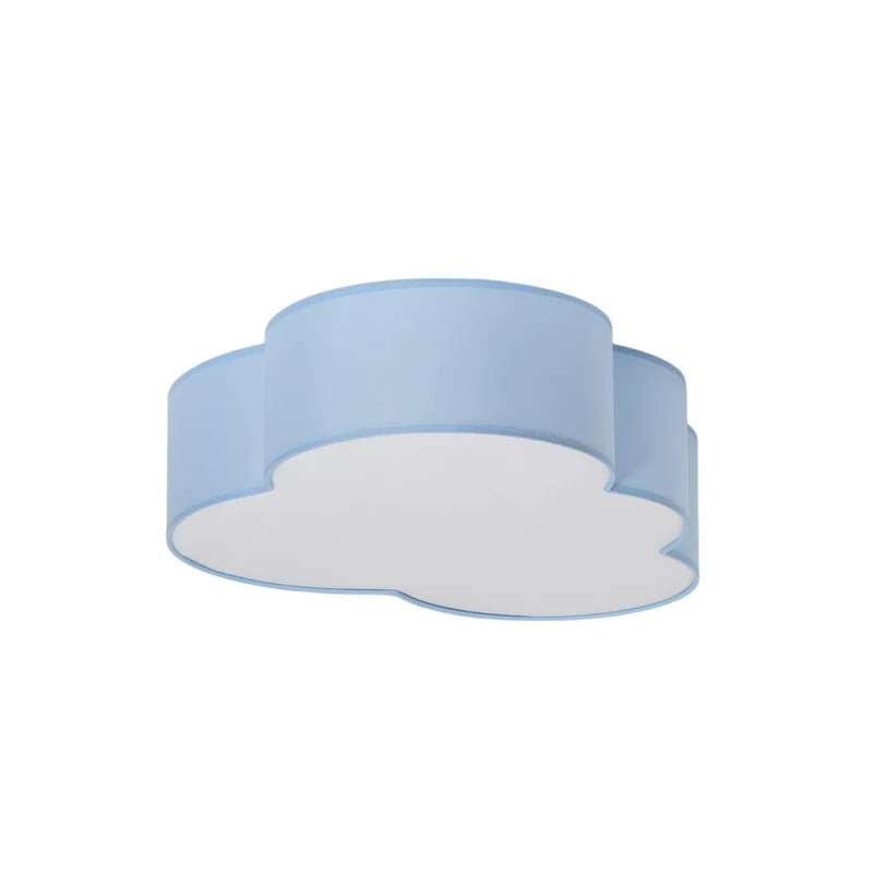 B-Ware Cloud Deckenleuchte Wolke Lampe blau Textil E27 Kinderzimmer Beleuchtung