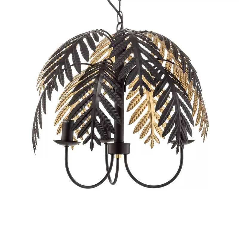 B-Ware Lucande Aparas Hängelampe Blattoptik 1-fl. 50 cm Deckenlampe Deckenleuchte Lampe