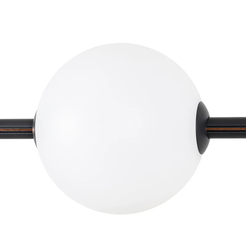 B-Ware Lucande Pendelleuchte LED-Hängeleuchte Tanira schwarz weiß 140cm, step-dim