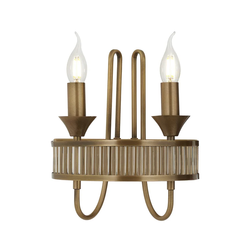 B-Ware Avonni Wandleuchte AP-1890-2E zweiflammig Lampe Leuchte Spot Wandlampe Licht