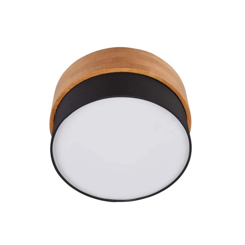 B-Ware Deckenlampe Seasons Holz Schwarz Ø 30 cm dimmbar E14 2x40W IP20 TRIO LIGHTING