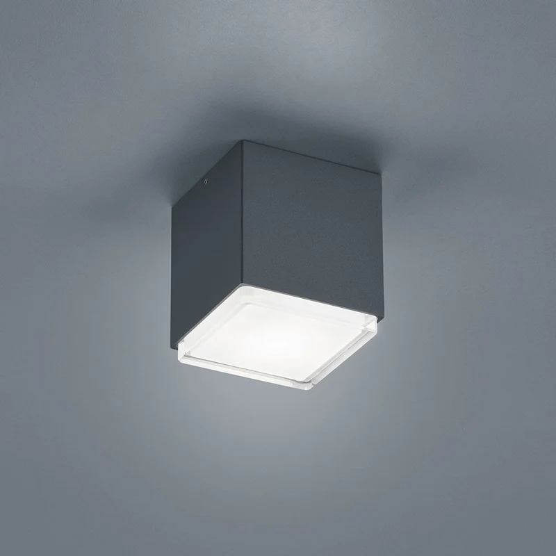 LED Außen-Deckenleuchte Isy IP54 Graphit