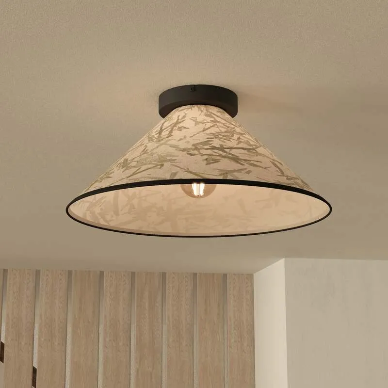 B-Ware Eglo Deckenleuchte Lampe Oxpark LED Leuchte dimmbar grün/weiß/schwarz Ø42cm