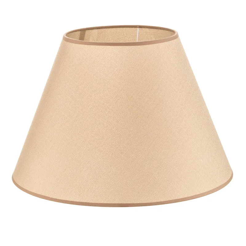 B-Ware Sofia Lampenschirm Schirm Textil Beige Veroni Höhe 31 cm Made in Europe