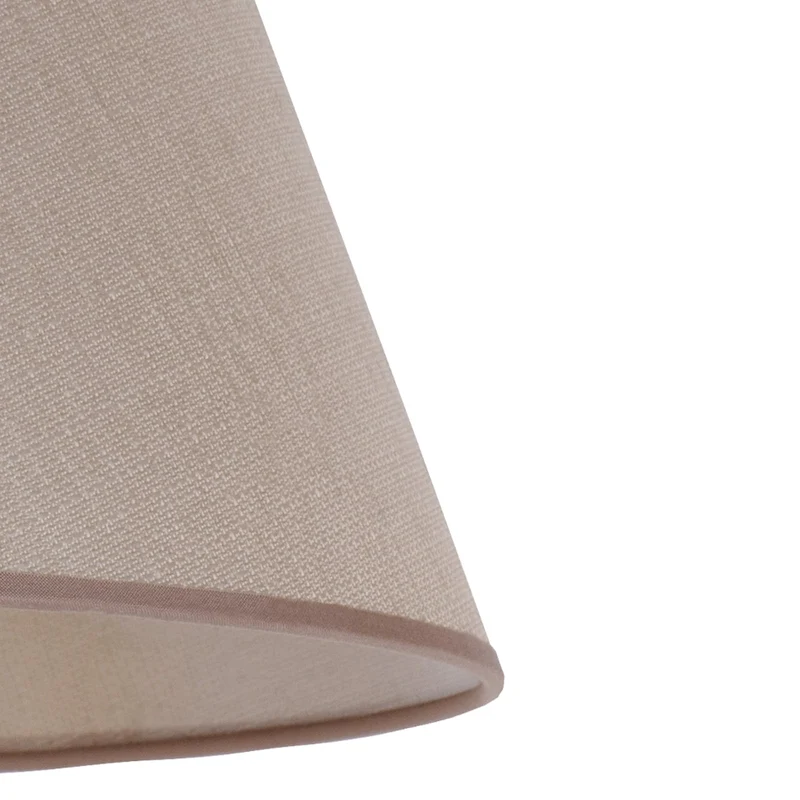 B-Ware Sofia Lampenschirm Schirm Textil Beige Veroni Höhe 31 cm Made in Europe