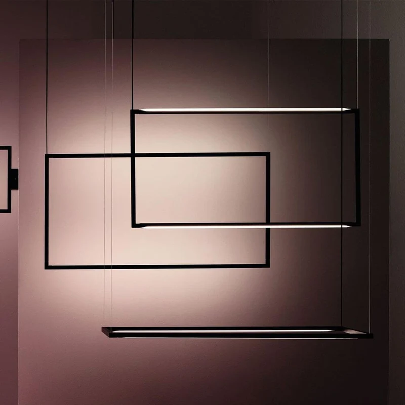 Nemo Spigolo Vertical LED Hängelampe 114x58cm