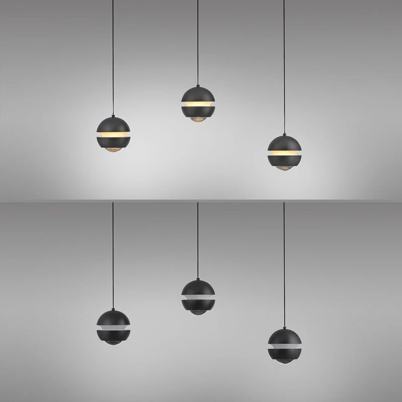 B-Ware SCHÖNER WOHNEN Pendelleuchte Hängelampe LED LINI verstellbar dimmbar 3-flammig