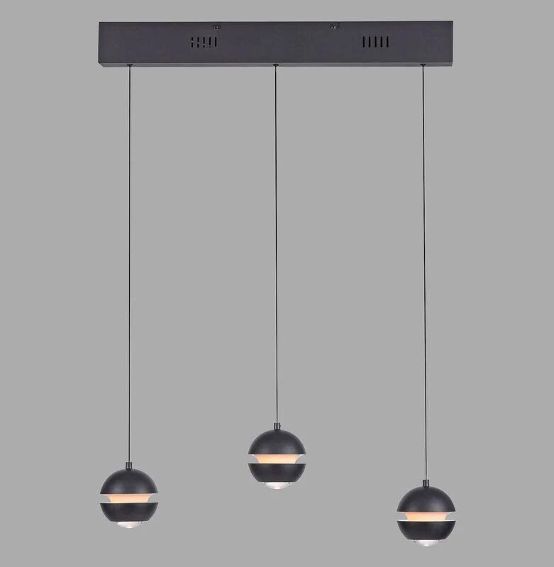 B-Ware SCHÖNER WOHNEN Pendelleuchte Hängelampe LED LINI verstellbar dimmbar 3-flammig