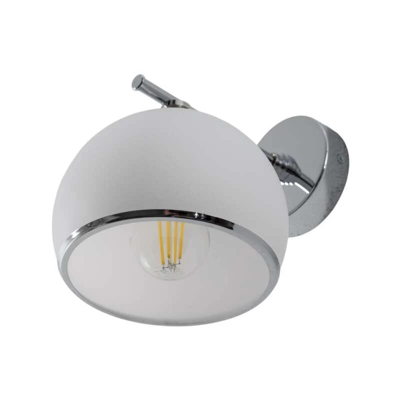 B-Ware Wandleuchte Mina Euluna chrom matt 21,5cm dimmbar E27 Made in Europe