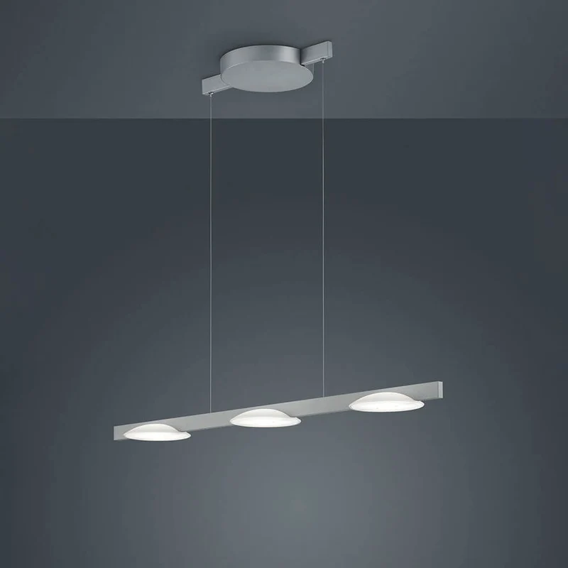 LED Pendelleuchte Pole Nickel-Matt