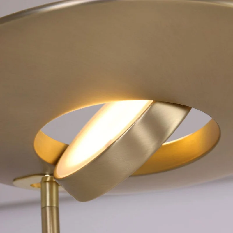 LED-Deckenfluter Zenith mit Lesearm & Tastdimmer CCT