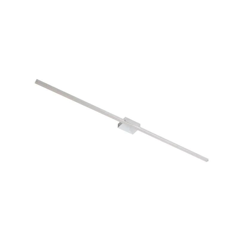 B-Ware Lucande LED-Spiegellampe Kivana Wandleuchte chrom 120cm IP44 Badezimmerlampe