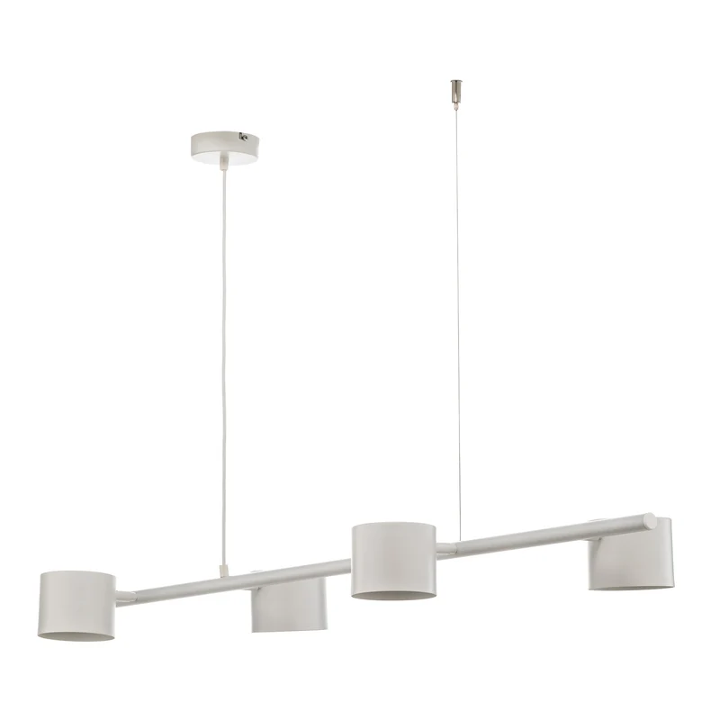 B-Ware Euluna Hängeleuchte Bot LED Pendelleuchte dimmbar vierflammig weiß 121x34cm