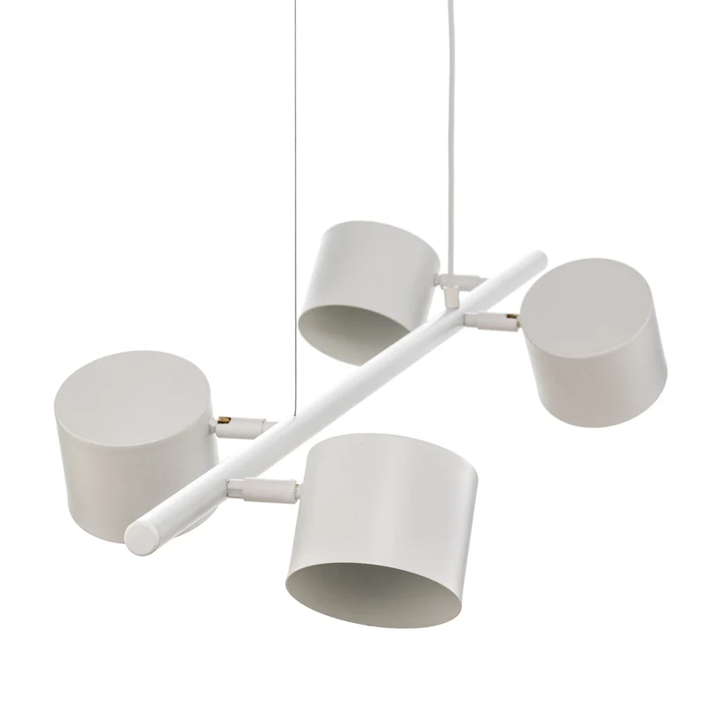 B-Ware Euluna Hängeleuchte Bot LED Pendelleuchte dimmbar vierflammig weiß 121x34cm