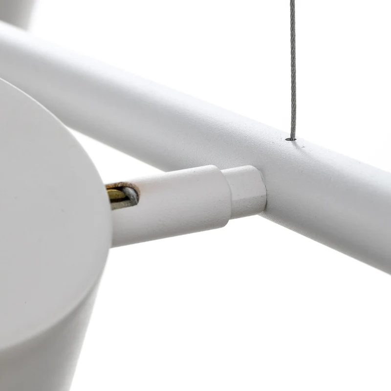 B-Ware Euluna Hängeleuchte Bot LED Pendelleuchte dimmbar vierflammig weiß 121x34cm