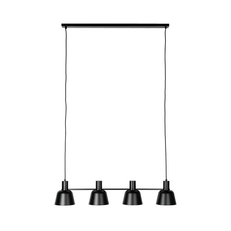 B-Ware Lucande Hängeleuchte Servan LED Pendelleuchte 4-flammig dimmbar schwarz 101,5cm
