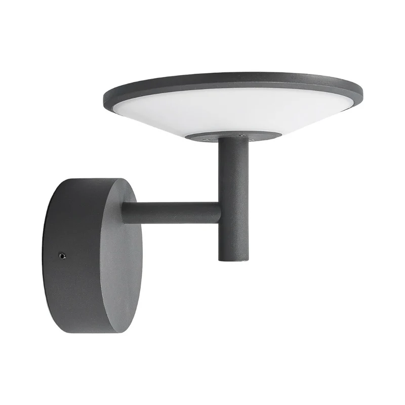 B-Ware Lucande Außenwandleuchte Wandlampe LED Außenleuchte anthrazit Aluminium IP65