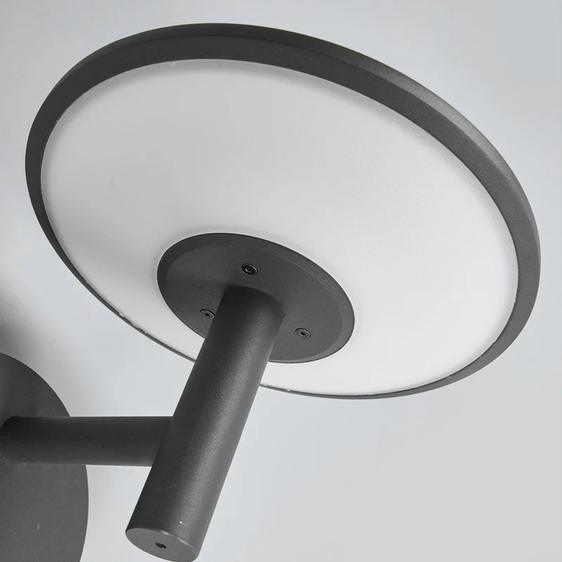 B-Ware Lucande Außenwandleuchte Wandlampe LED Außenleuchte anthrazit Aluminium IP65