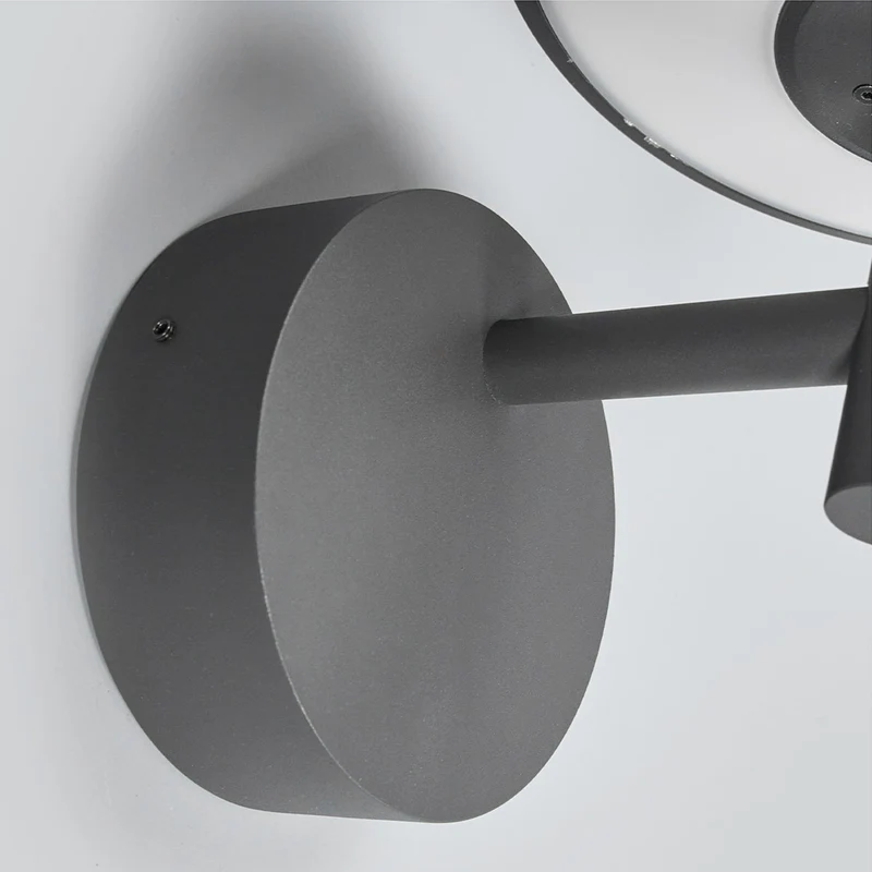 B-Ware Lucande Außenwandleuchte Wandlampe LED Außenleuchte anthrazit Aluminium IP65