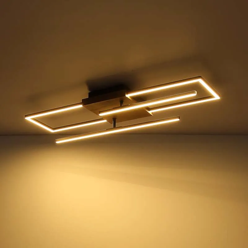 B-Ware Globo LED-Deckenleuchte Deckenlampe Lampe Leuchte Hängelampe Kendra Länge 80 cm