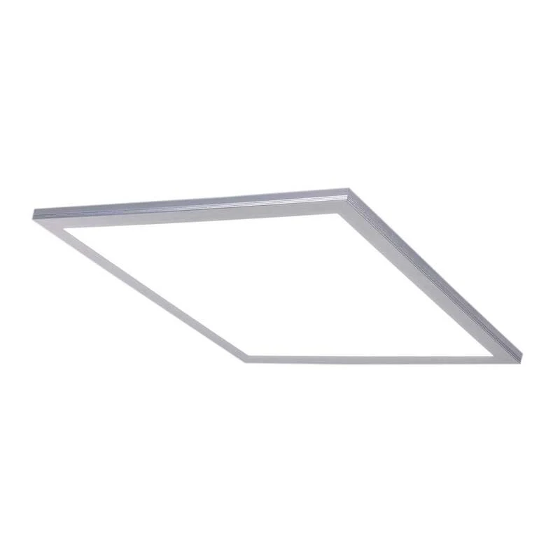 B-Ware Lindby LED Panel Deckenleuchte Deckenlampe CCT Fernbedienung weiß silber 62 cm