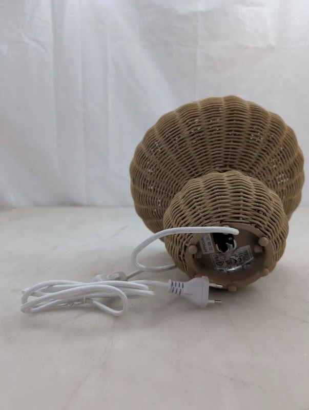 B-Ware Nordlux Tischleuchte Lampe Allie LED Rattan Pilzform naturbraun 28,8cm