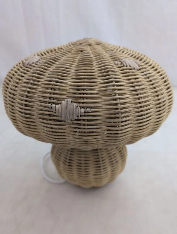 B-Ware Nordlux Tischleuchte Lampe Allie LED Rattan Pilzform naturbraun 28,8cm