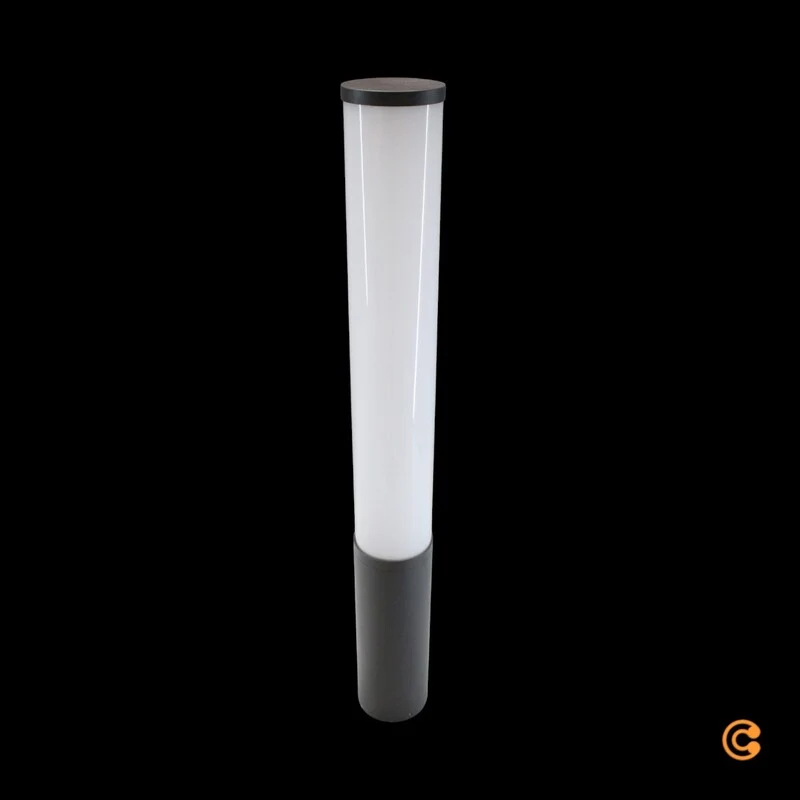 B-Ware Deko Light Außenstandleuchte Stehlampe LED Alhena Aluminium warmweiß Leuchte