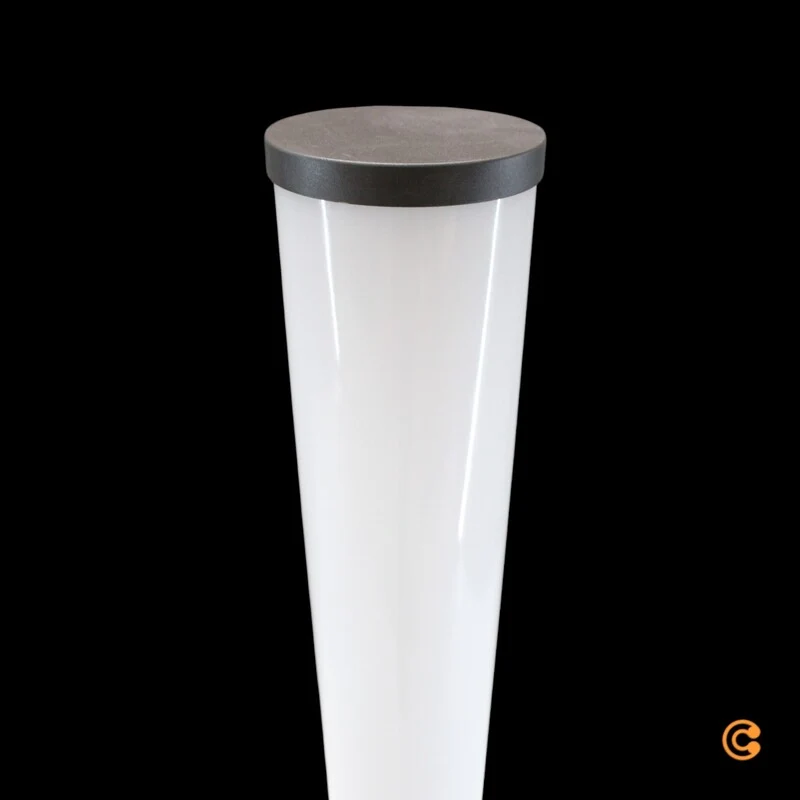 B-Ware Deko Light Außenstandleuchte Stehlampe LED Alhena Aluminium warmweiß Leuchte