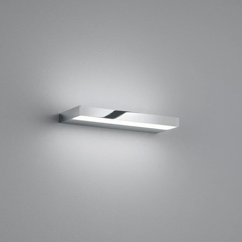 LED Wandleuchte Slate 30cm IP44 Chrom
