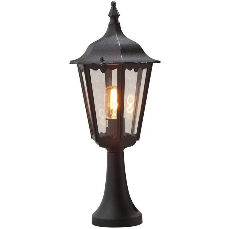 2x B-Ware Konstsmide Firenze 7214-750 Außenstandleuchte 55 cm E27 100 W Schwarz 2 STÜCK