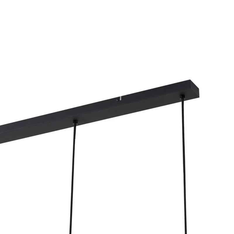 B-Ware Lindby Hängeleuchte Hildur 4-flg 115 cm rauchgrau Glas dimmbar E27