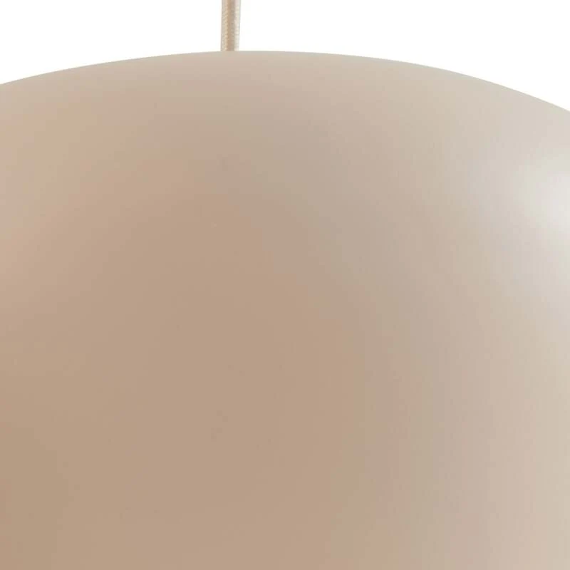 B-Ware Lucande Hängeleuchte Malisa beige 3-flammig Metall 90 cm dimmbar E27