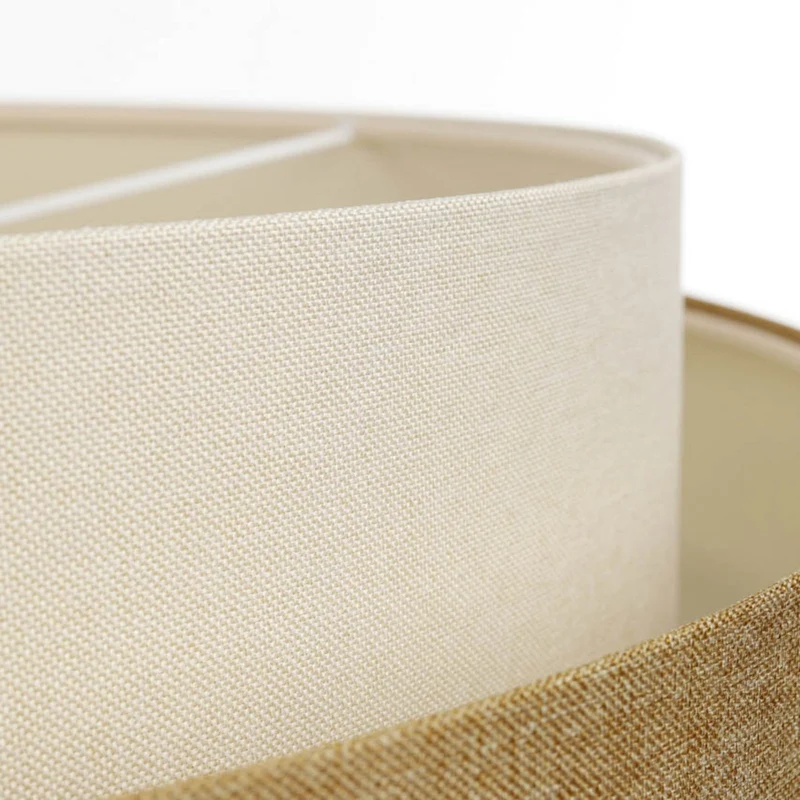 B-Ware Hängeleuchte Boho Elegant Pendelleuchte Textil Lampe beige creme Ø 60 cm E27 LED