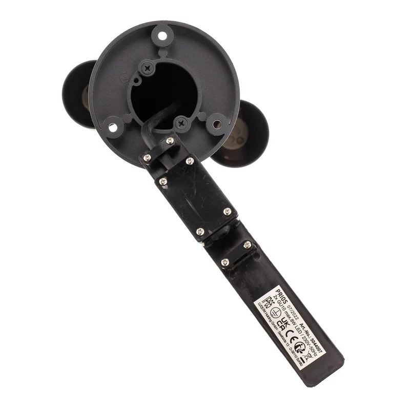 B-Ware Prios Sockelleuchte Wegeleuchte Tulimar Aluminium Anthrazit 45 cm zweiflammig