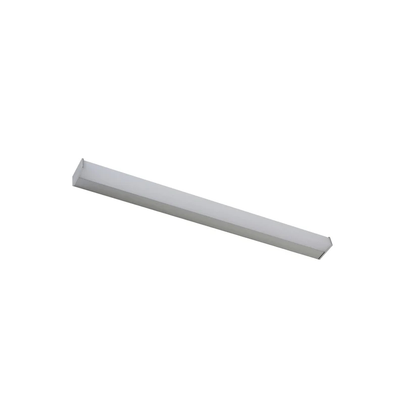 B-Ware Lindby Wandlampe Wandleuchte LED Philippa Aluminium Acryl IP44 eckig alufarben