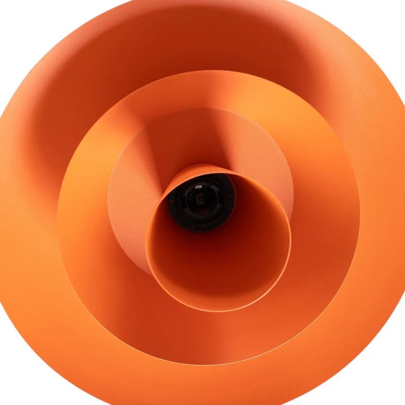 B-Ware Luminex Hängeleuchte Pendelleuchte Plato orange Stahl Lampe Leuchte E27 Ø 3866
