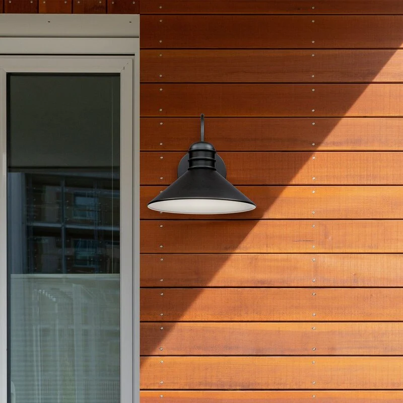 B-Ware Westinghouse Walter LED-Wandlampe Wandleuchte Wandlicht Leuchte dimmbar schwarz