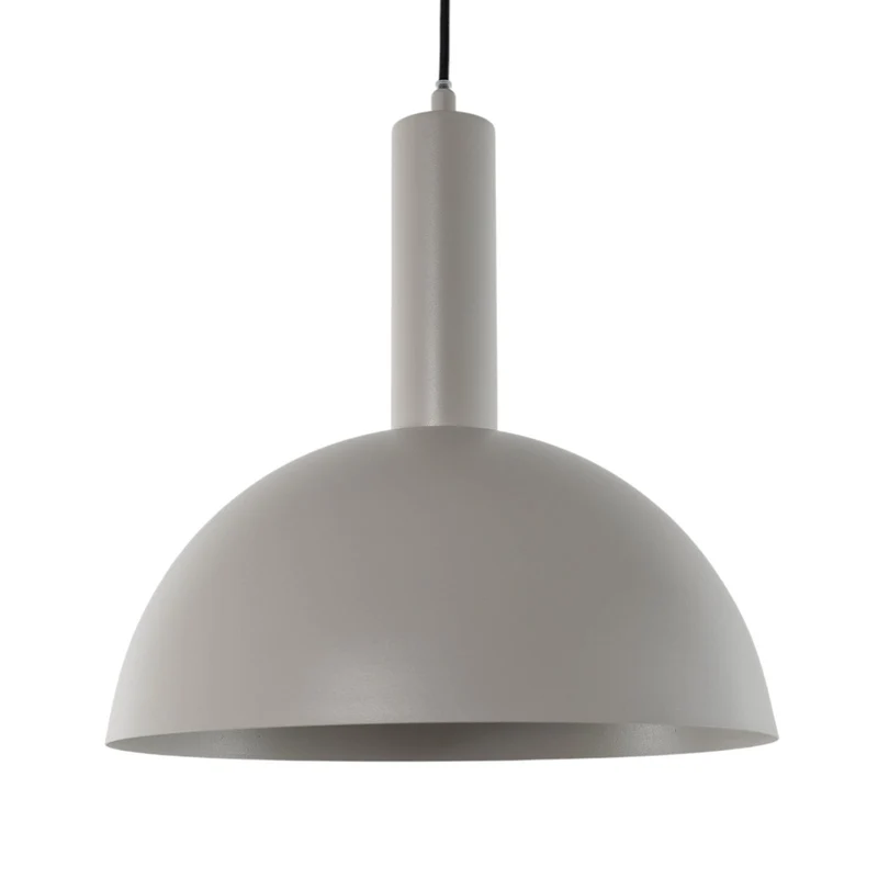 B-Ware Hängeleuchte Pendelleuchte Vitrum Cupola M Taupe Metall Lampe Dimmbar E27 LED