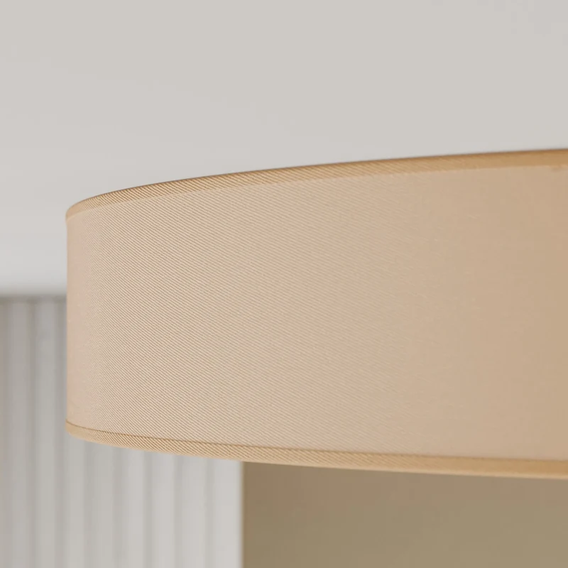 B-Ware Euluna Deckenleuchte Rondo Leuchte beige Textil Metall LED Ø80cm SIEHE TEXT