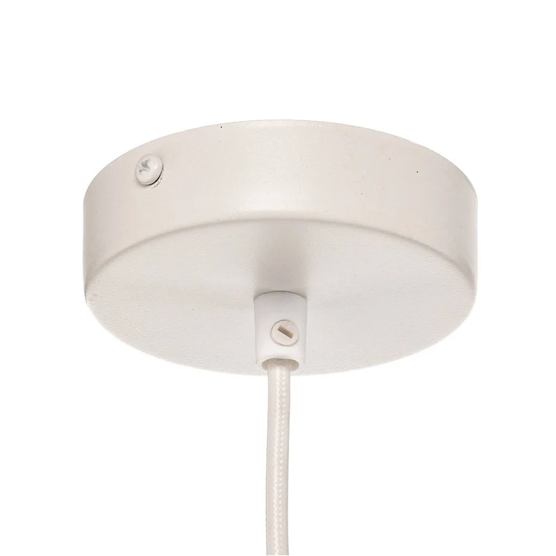 B-Ware Hängeleuchte Jil Pendellampe Deckenleuchte Lampe Schirm geschwungen weiß/kupfer