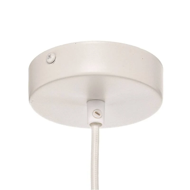 B-Ware Hängeleuchte Jil Pendellampe Deckenleuchte Lampe Schirm geschwungen weiß/kupfer