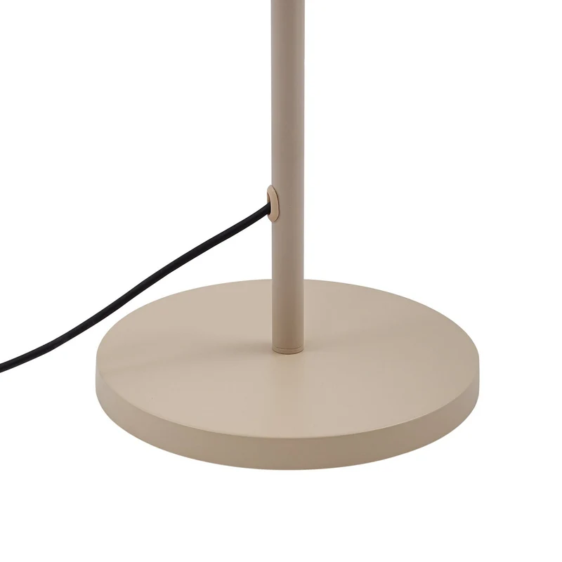 B-Ware Lucande Terrassenleuchte Außenlampe Jaimy beige Metall 150 cm E27 Fassung
