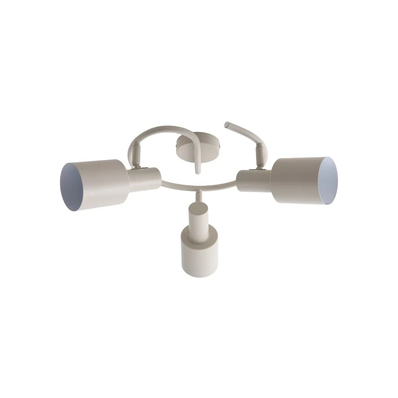 B-Ware Lindby Deckenstrahler Ovelia beige Eisen Deckenlampe Deckenleuchte Lampe E27